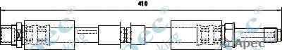 APEC BRAKING hos3605 -  Тормозной шланг